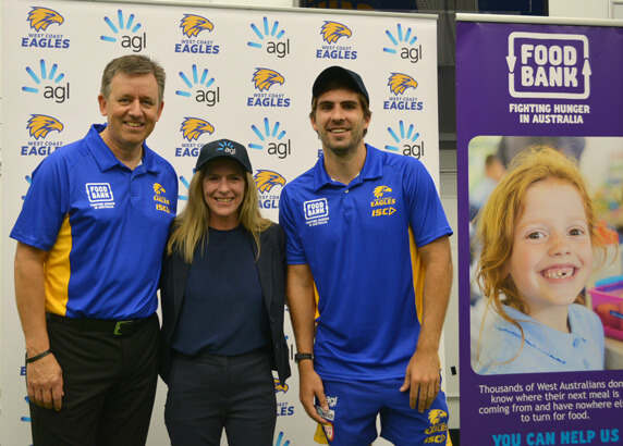 AGL and West Coast Eagles Take on Hunger with Metres for Meals